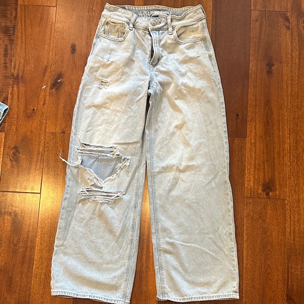 American Eagle Outfitters Light Blue Denim